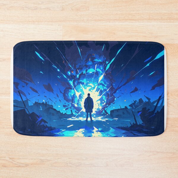 Item preview, Lone Figure in Blue Explosion designed and sold by Christian Weiss.