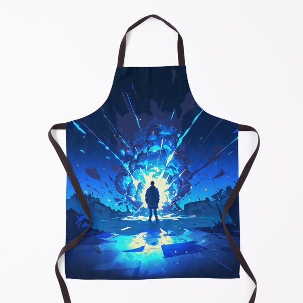 Item preview, Lone Figure in Blue Explosion designed and sold by Christian Weiss.