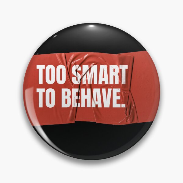 Item preview, Too Smart to Behave - Wrinkled Red Tape Aesthetic designed and sold by Wow.Monique.