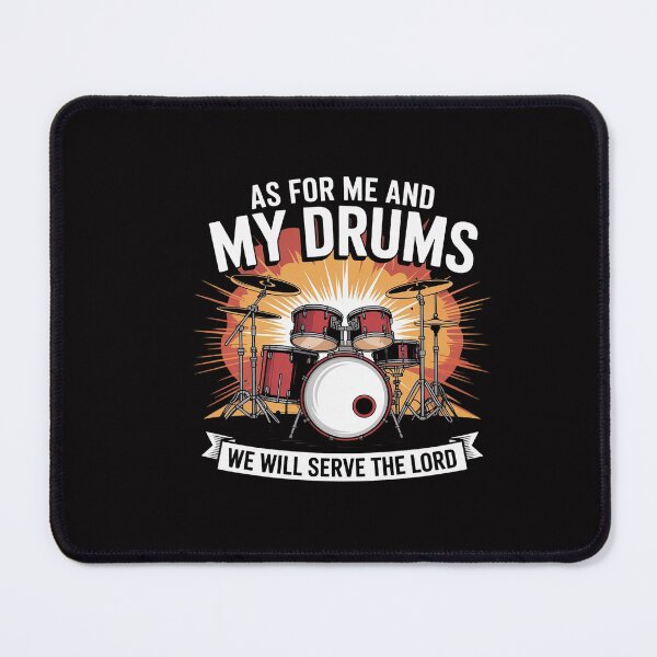 Item preview, As For Me And My Drums We Will Serve The Lord Drumming designed and sold by CareTopping.