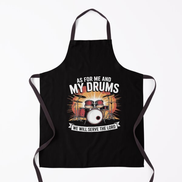 Item preview, As For Me And My Drums We Will Serve The Lord Drumming designed and sold by CareTopping.