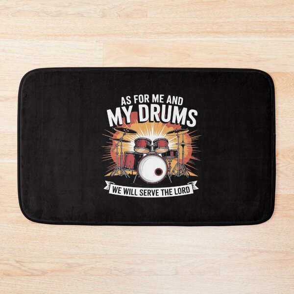 Item preview, As For Me And My Drums We Will Serve The Lord Drumming designed and sold by CareTopping.