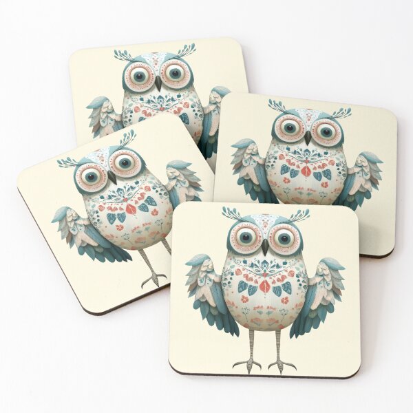 Item preview, Whimsical Botanical Owl designed and sold by CharlottePlaceArt.