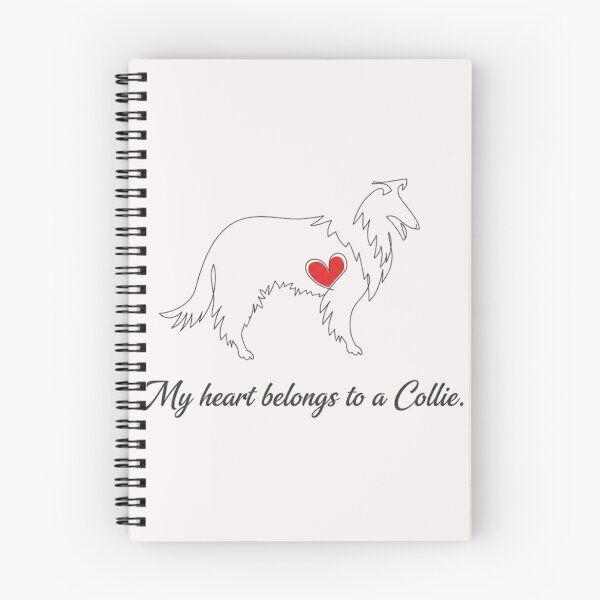 Item preview, My Heart Belongs To A Collie Minimalist Line Art Dog Lover Design designed and sold by anandsiva2703.