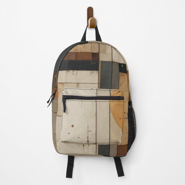 Item preview, Bauhaus Echoes: Non-Figurative Geometry in Terracotta and Ash Gray designed and sold by mrpuchleitner.