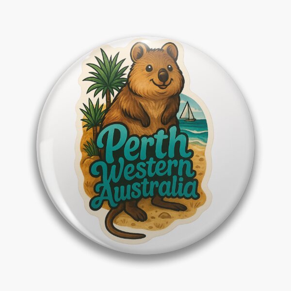 Item preview,  Perth, Western Australia – Quokka on Rottnest Island Beach designed and sold by Places On Earth.