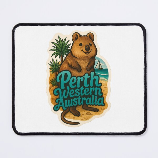 Item preview, Perth, Western Australia – Quokka on Rottnest Island Beach designed and sold by Places On Earth.