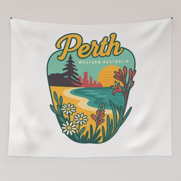 Item preview, Perth, Western Australia – Sunset Over Indian Ocean Coast designed and sold by Places On Earth.