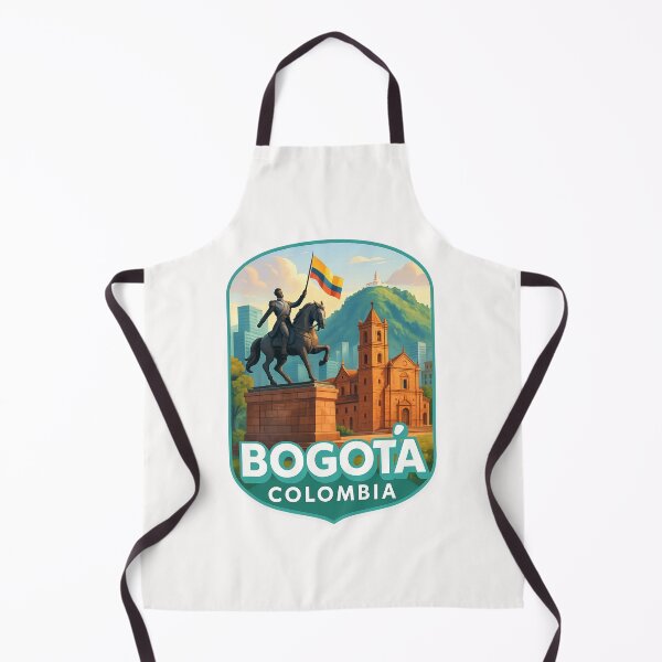 Item preview, Bogotá, Colombia – Bolívar Statue and Colonial Cathedral designed and sold by Places On Earth.