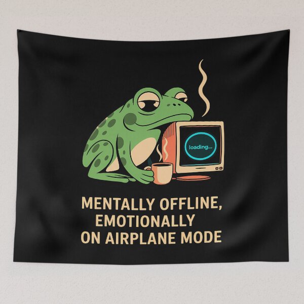 Item preview, Funny Frog Introvert Cute Animal Lovers designed and sold by SyncSusscess.