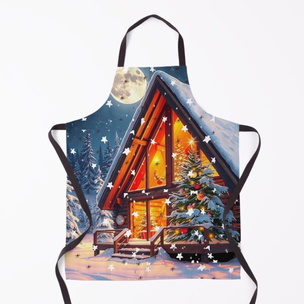 Item preview, Christmas Cabin Glow designed and sold by Digitalhub12.