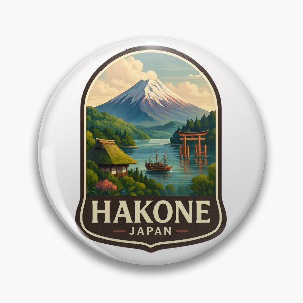 Item preview,  Hakone, Japan – Lake Ashi and Mt. Fuji with Torii Gate designed and sold by Places On Earth.