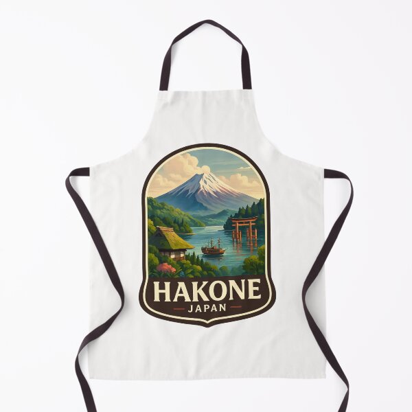 Item preview, Hakone, Japan – Lake Ashi and Mt. Fuji with Torii Gate designed and sold by Places On Earth.
