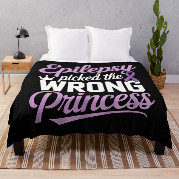 Item preview, Epilepsy Picked The Wrong Princess Epilepsy Awareness designed and sold by Formatage.