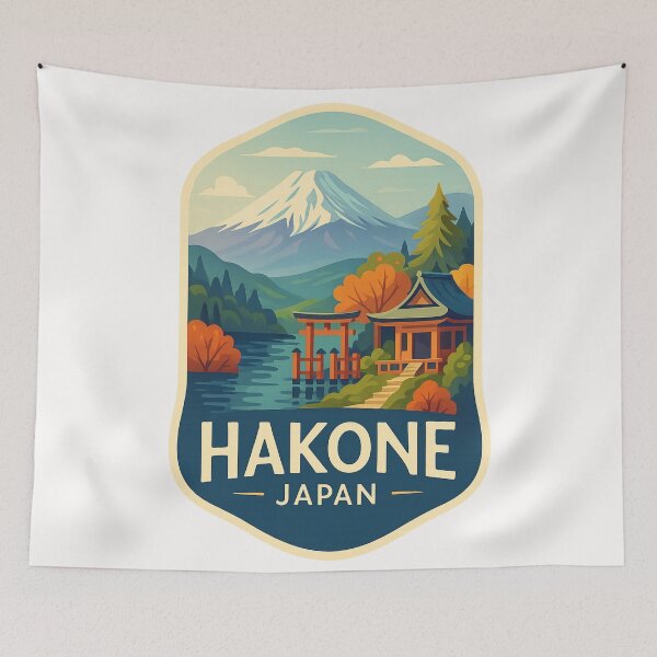 Item preview,  Hakone, Japan – Autumn Serenity at Mount Fuji’s Base designed and sold by Places On Earth.