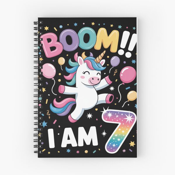 Item preview, 7 Years Old Unicorn Flossing 7th Birthday Girl Unicorn Party designed and sold by InspiredFoul.