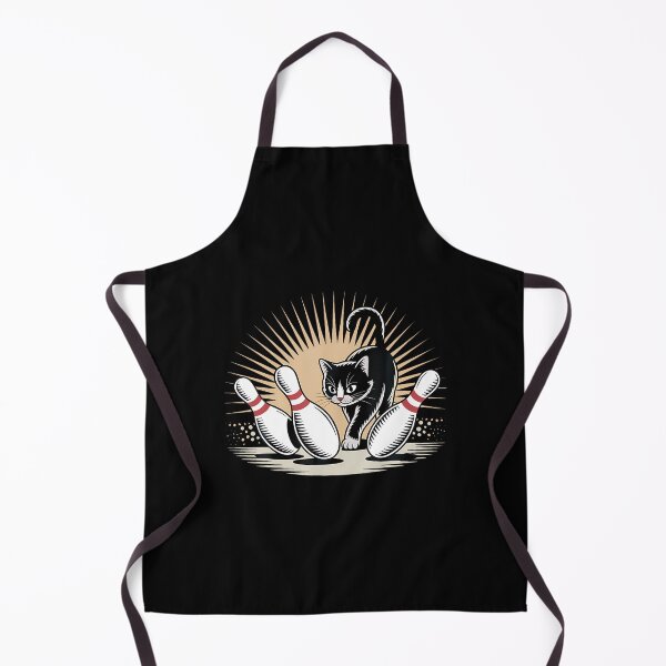 Item preview, Ornery Alley Cat Tipping Pins Funny Bowling Attire designed and sold by ChelseaEula.