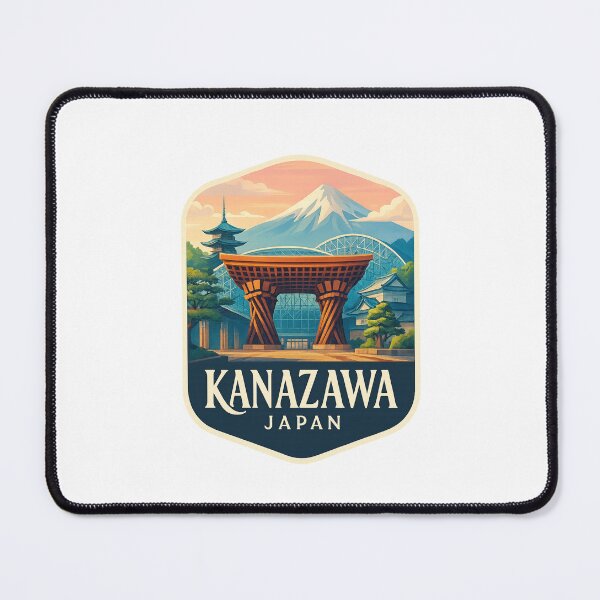 Item preview, Kanazawa, Japan – Tsuzumi-mon Gate with Mount Fuji View designed and sold by Places On Earth.