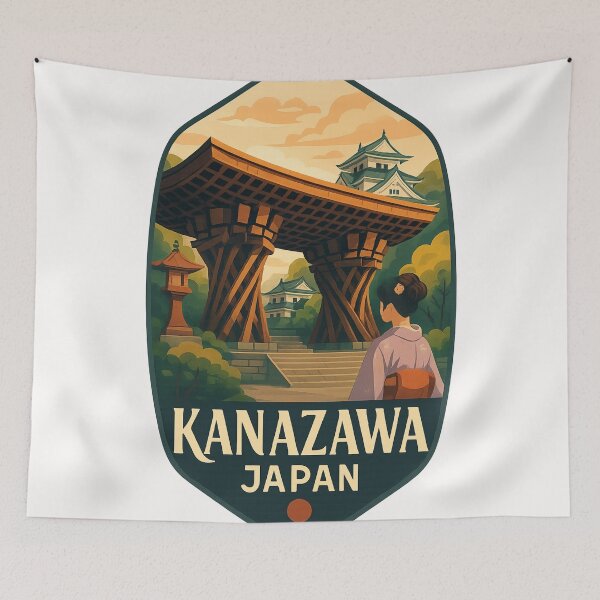 Item preview,  Kanazawa, Japan – Tsuzumi-mon Gate and Kimono Heritage Walk designed and sold by Places On Earth.