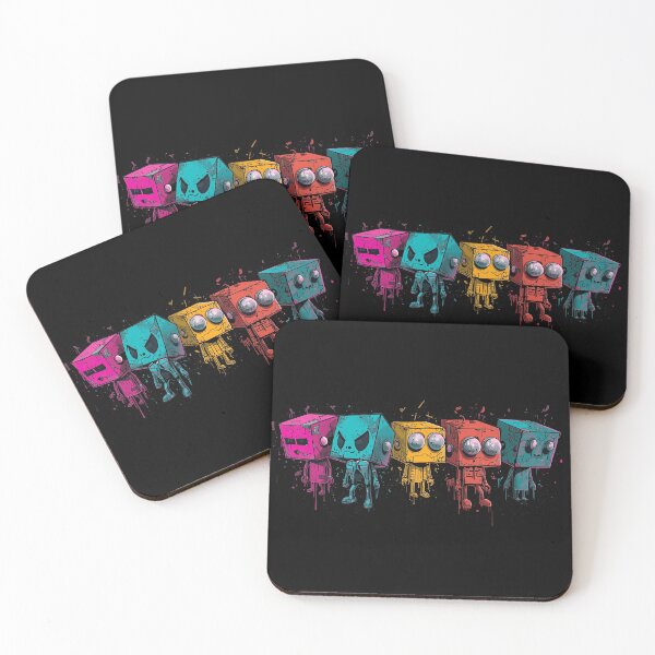 Item preview, Colorful Cube Characters - Urban Street Art Style - Vibrant Pop Art Design designed and sold by PLUSHIWORLDtm.