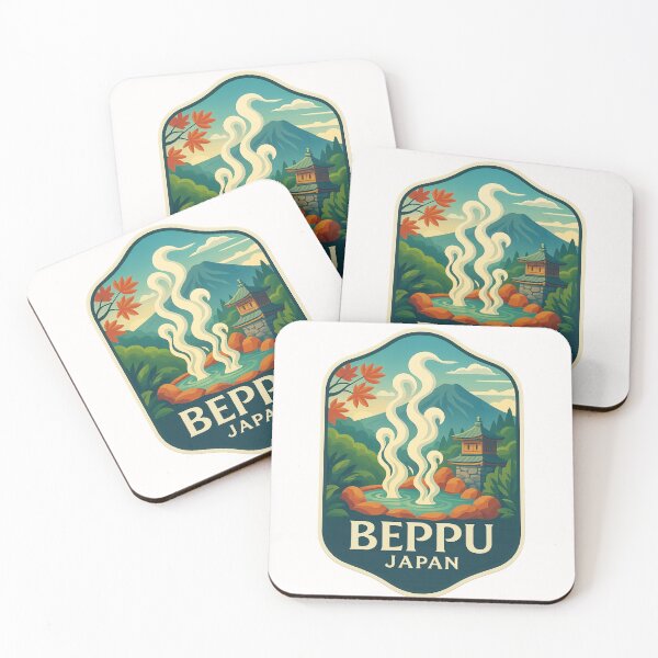 Item preview,  Beppu, Japan – Jigoku Hot Springs and Mount Tsurumi Views designed and sold by Places On Earth.