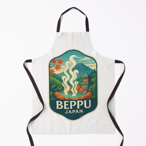 Item preview, Beppu, Japan – Jigoku Hot Springs and Mount Tsurumi Views designed and sold by Places On Earth.