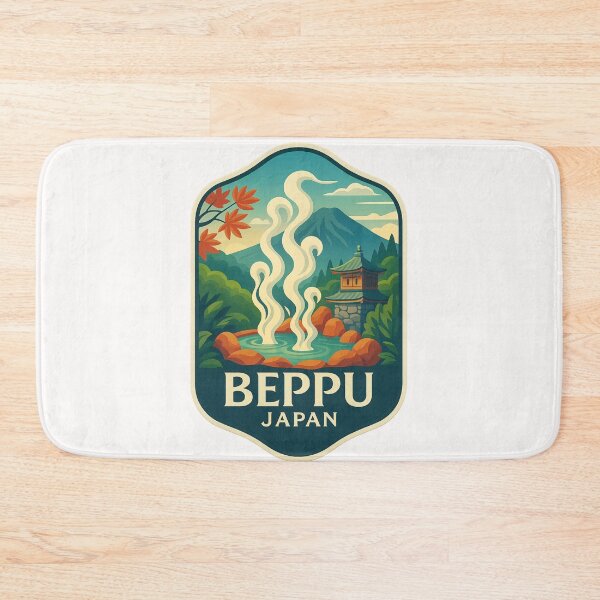 Item preview,  Beppu, Japan – Jigoku Hot Springs and Mount Tsurumi Views designed and sold by Places On Earth.