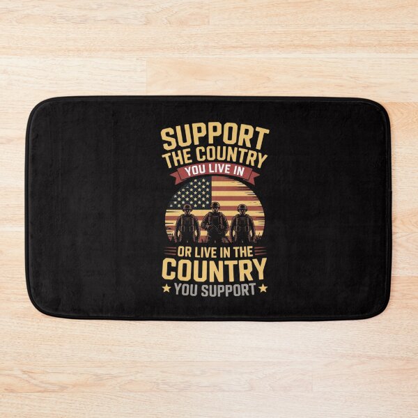 Item preview, American Flag Support The Country You Live In designed and sold by CareTopping.