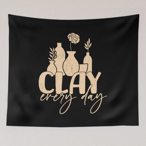 Item preview, Clay Every Day Pottery Woman Sculpting Ceramics Crafting designed and sold by JoannMinndy.