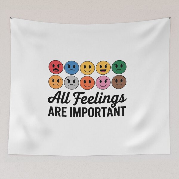 Item preview, All Feelings Are Important designed and sold by CareTopping.
