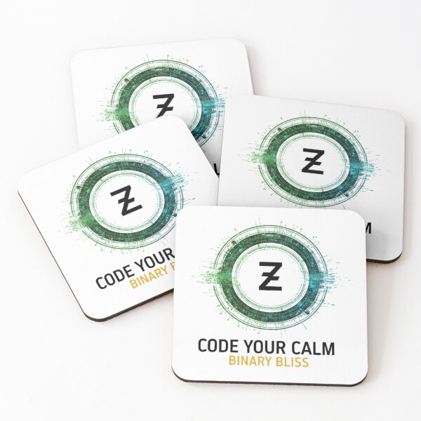 Item preview, Code Your Calm | Binary Bliss & Digital Zen for Programmers designed and sold by MonaRose_Art.