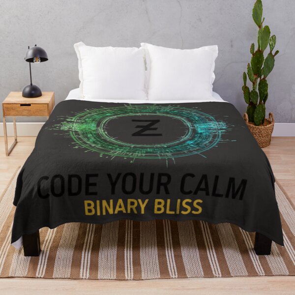 Item preview, Code Your Calm | Binary Bliss & Digital Zen for Programmers designed and sold by MonaRose_Art.