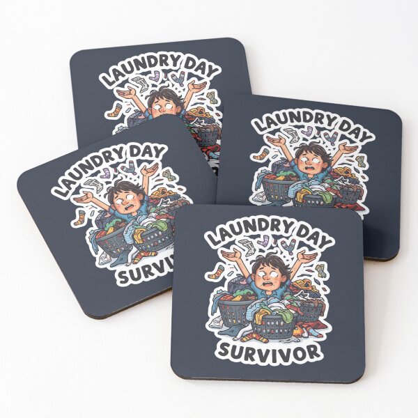 Item preview, Laundry Day Survivor – Comedy Quote for Real-Life Everyday Moments designed and sold by Nordic Echo.