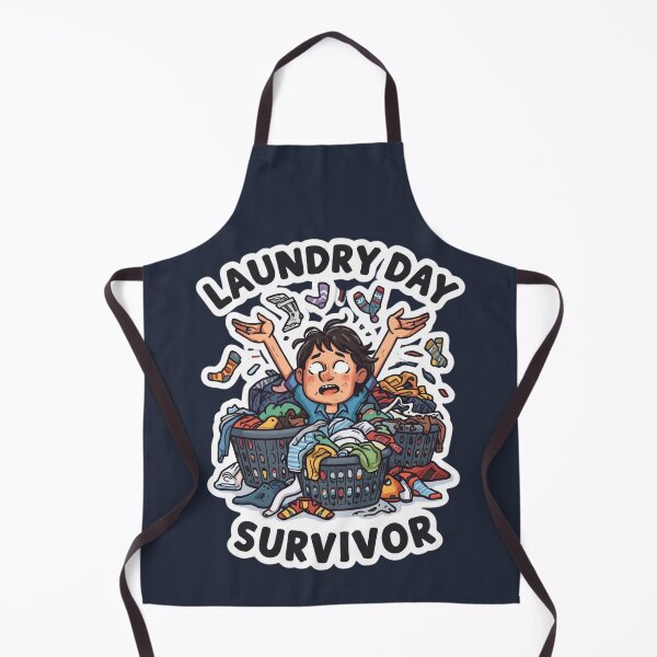 Item preview, Laundry Day Survivor – Comedy Quote for Real-Life Everyday Moments designed and sold by Nordic Echo.