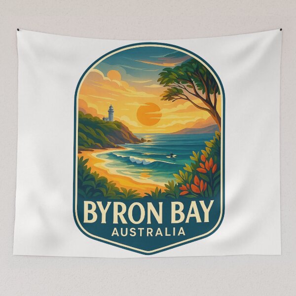 Item preview,  Byron Bay, Australia – Sunset Surf at Cape Byron designed and sold by Places On Earth.