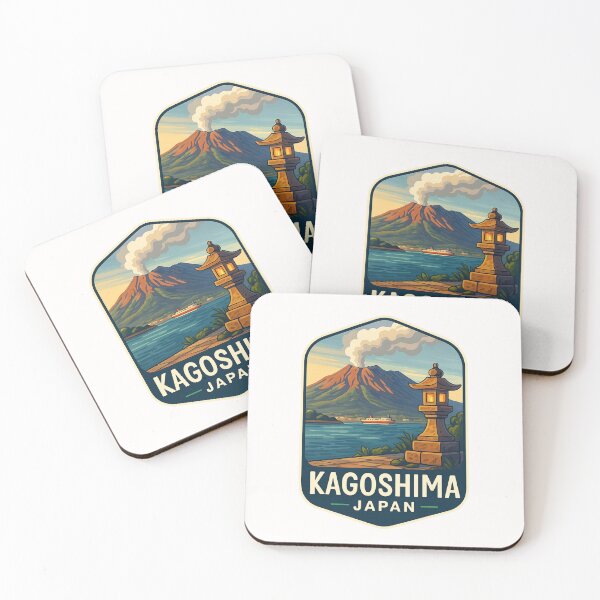 Item preview,  Kagoshima, Japan – Lantern Path by Sakurajima Volcano designed and sold by Places On Earth.