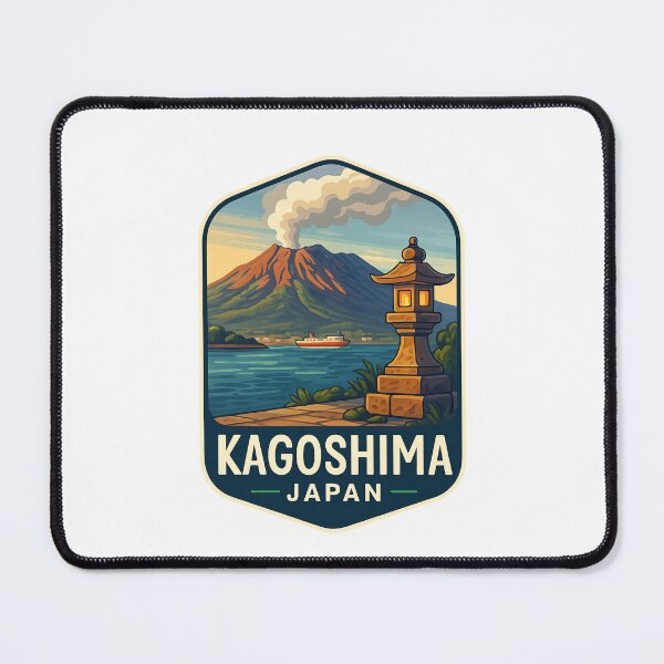 Item preview, Kagoshima, Japan – Lantern Path by Sakurajima Volcano designed and sold by Places On Earth.