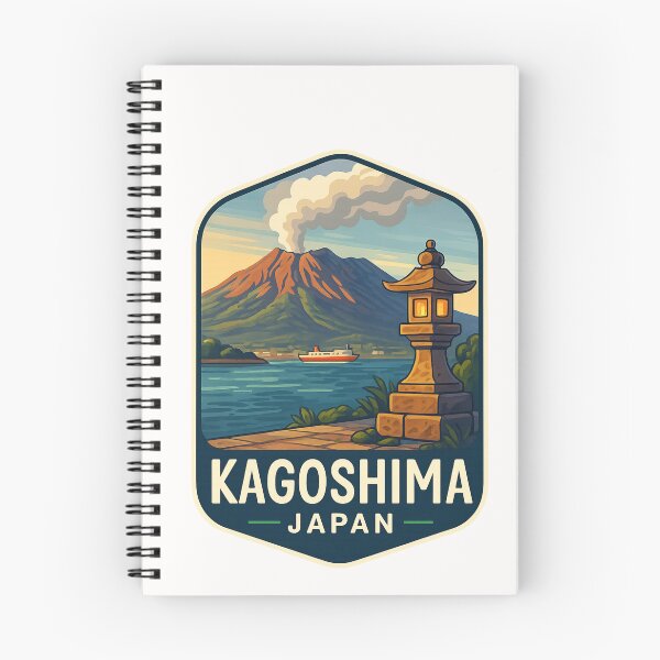 Item preview,  Kagoshima, Japan – Lantern Path by Sakurajima Volcano designed and sold by Places On Earth.