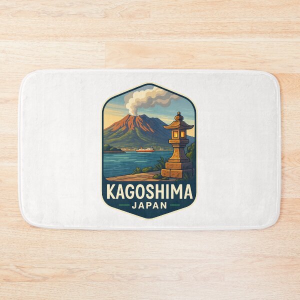 Item preview,  Kagoshima, Japan – Lantern Path by Sakurajima Volcano designed and sold by Places On Earth.