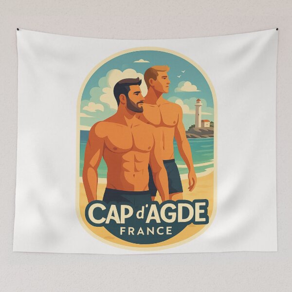 Item preview,  Cap d’Agde, France – Coastal Walk and Lighthouse Horizon designed and sold by Places On Earth.