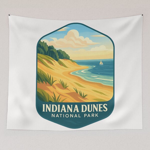 Item preview, Indiana Dunes National Park – Lake Michigan Shoreline designed and sold by Places On Earth.