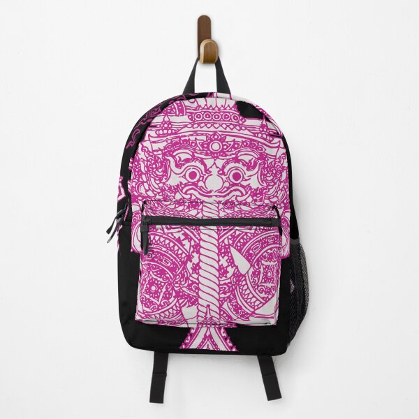 Item preview, Pink Thai Mythical Guardian Line Art | Ancient Ink Illustration designed and sold by Bspaces.