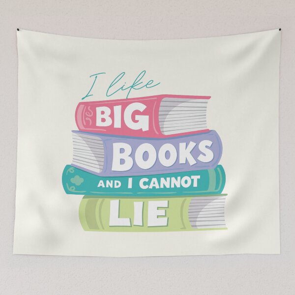 Item preview, I like big books and I cannot lie | pastel designed and sold by MamSelle.