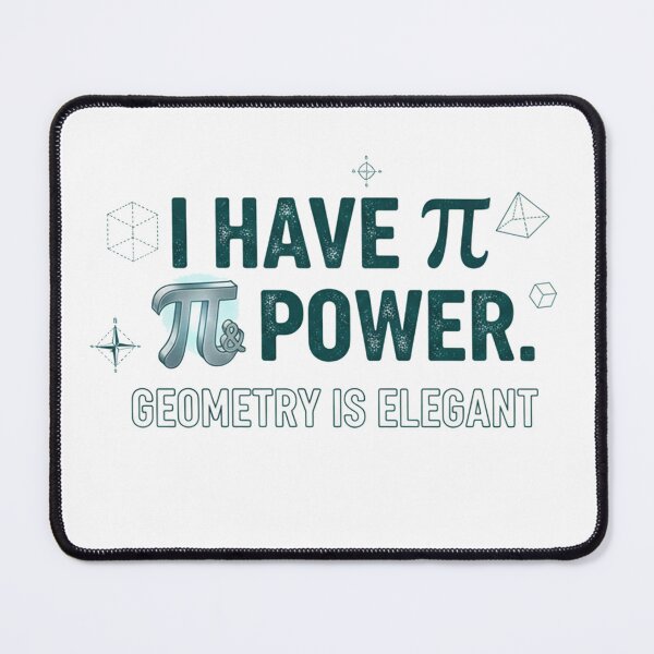 Item preview, I Have Pi I Have Power Math Teacher Shirt, Geometric Shapes STEM Design, Funny Math Classroom Tee designed and sold by Rida Faiz.