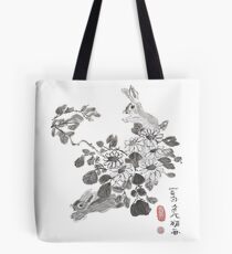 Bunnies and Daisies Tote Bag