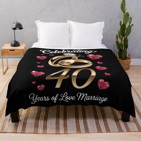 Item preview, Celebrating 40 Years of Marriage 40th Wedding Anniversary designed and sold by papertaless.
