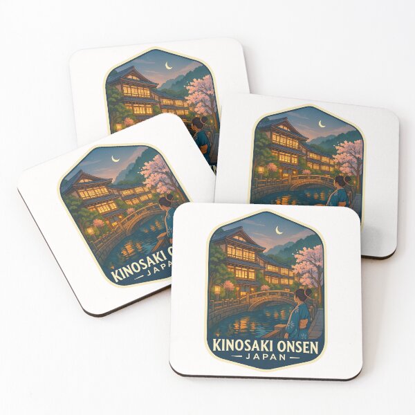 Item preview, Kinosaki Onsen, Japan – Cherry Blossoms and Canal Walk designed and sold by Places On Earth.