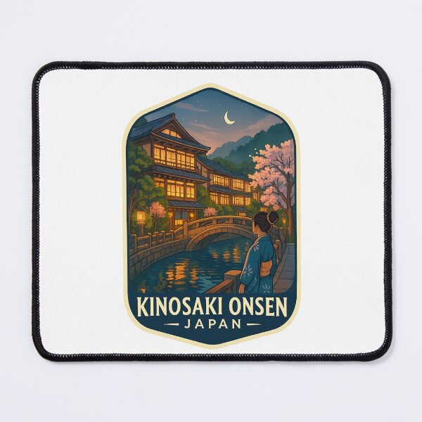 Item preview, Kinosaki Onsen, Japan – Cherry Blossoms and Canal Walk designed and sold by Places On Earth.