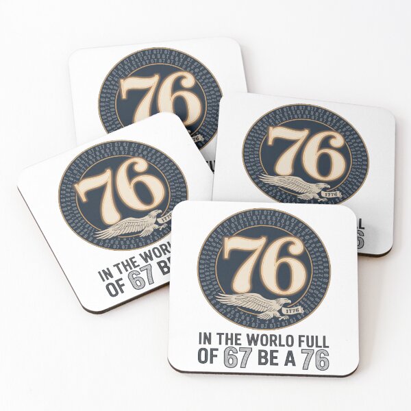Item preview, Patriotic 1776 Emblem – Be a 76 Meme designed and sold by WSPrintCrafter.