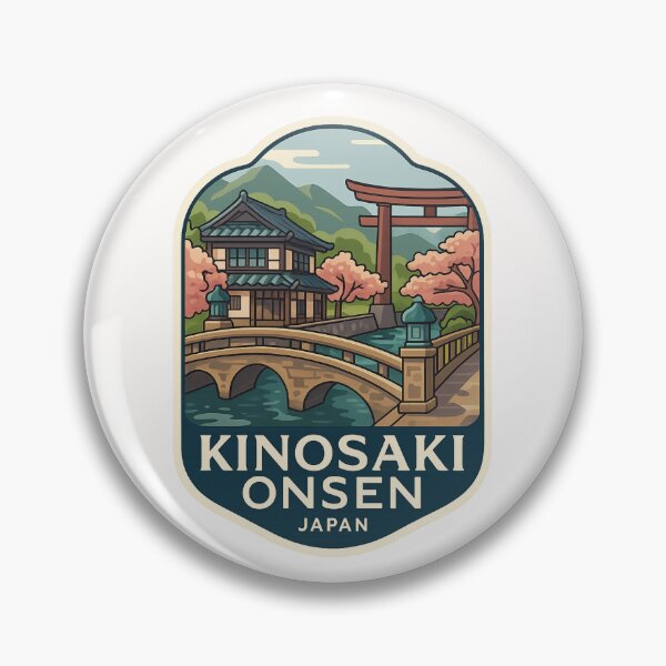 Item preview, Kinosaki Onsen, Japan – Torii Gate and Spring Bridge designed and sold by Places On Earth.